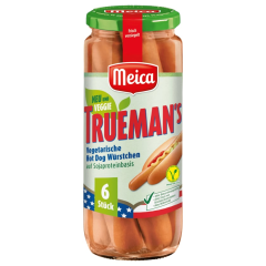 Meica Trueman's Vegetarische Hot Dog Würstchen vegetarisch 540g,