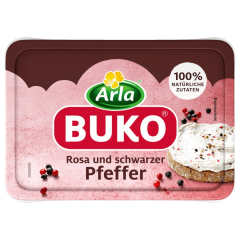 Arla Buko Frischkäse Rosa und Schwarzer Pfeffer