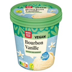 REWE Beste Wahl Eis Bourbon Vanille vegan