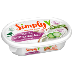 Simply V Streichgenuss Gurke & Knoblauch vegan