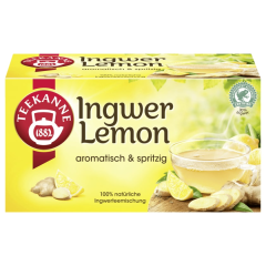 Teekanne Spritziger Ingwer-Lemon