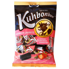 Kuhbonbon Erdbeerlakritz