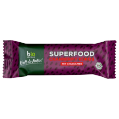 Biozentrale Bio Superfood Cranberry Kokos mit Chiasamen