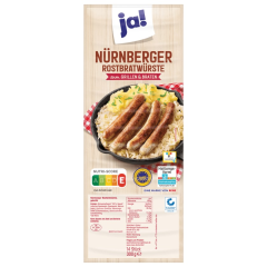 ja! Original Nürnberger Rostbratwürstchen