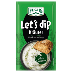 Fuchs Lets dip Kräuter Gewürzzubereitung