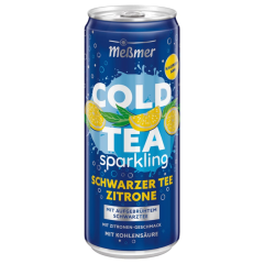 Meßmer Cold Tea Sparkling Schwarzer Tee Zitrone