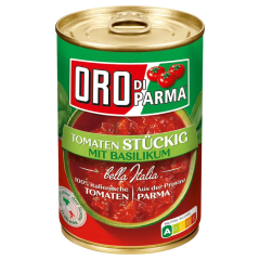 Oro di Parma Stückige Tomaten mit Basilikum