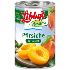 Libby's Pfirsiche in Hälften natursüß