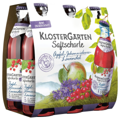 Klostergarten Saftschorle Apfel Johannisbeere Lavendel