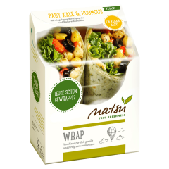 Wrap Baby Kale & Houmous