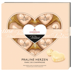 Niederegger Praliné Herzen Marc de Champagne