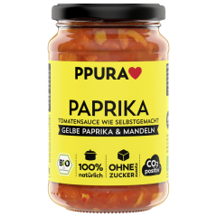 PPura Bio Paprika Tomatensauce Gelbe Paprika & Mandeln