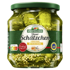 Spreewaldhof Unser Schätzchen Cornichons mit Wildblütenhonig