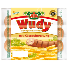 Aia Wudy Geflügelwürstchen mit Käsezubereitung