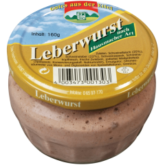 Gutes aus der Eifel Leberwurst nach Hausmacher Art