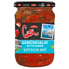 Dovgan Cmak Gemüsesalat mit Pflaumen Sotschi Art