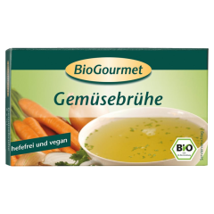 BioGourmet Bio Gemüsebrühe Würfel