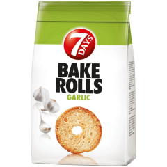 7 Days Bake Rolls Brot Chips Knoblauch