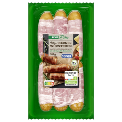 REWE Bio Mini Berner Würstchen Schwein