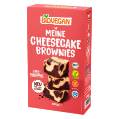 Biovegan Bio Cheesecake Brownies Backmischung glutenfrei vegan