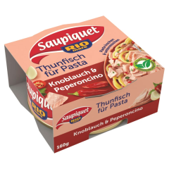 Saupiquet Thunfisch für Pasta Knoblauch & Peperoncino