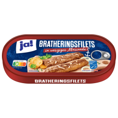 ja! Bratheringsfilets in würziger Marinade