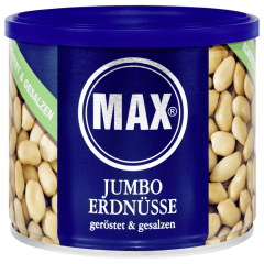Max Jumbo Erdnüsse geröstet & gesalzen