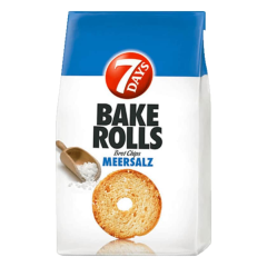 7 Days Bake Rolls Brot Chips Meersalz