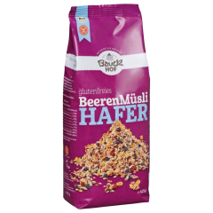 Bauckhof glutenfreies Bio Beerenmüsli Hafer