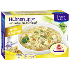 Lero Food Hühnersuppe mit zartem Hühnerfleisch