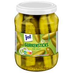 ja! Gurkensticks