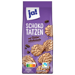 ja! Schokotatzen mit Zartbitterschokolade