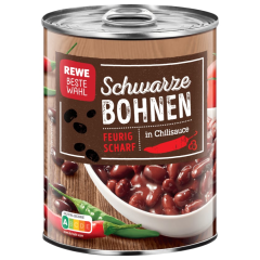 REWE Beste Wahl Schwarze Bohnen in Chilisauce