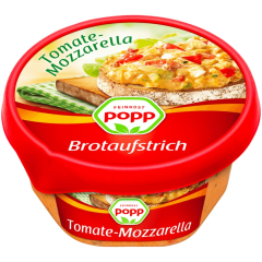 Popp Brotaufstrich Tomate-Mozzarella