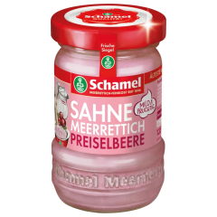 Schamel Preiselbeere Sahne Meerrettich