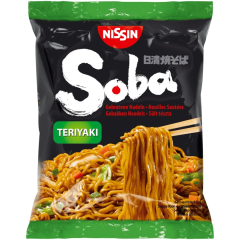 Nissin Soba Gebratene Weizennudeln Teriyaki-Geschmack