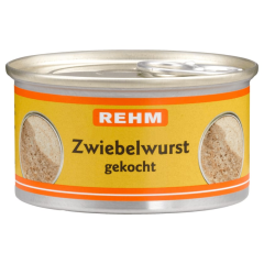 Rehm Zwiebelwurst gekocht