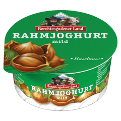 Berchtesgadener Land Rahmjoghurt Haselnuss mild