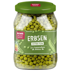 REWE Beste Wahl Erbsen extra fein