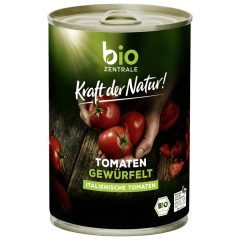 Biozentrale Bio Tomaten gewürfelt