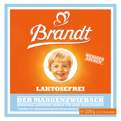 Brandt Markenzwieback laktosefrei