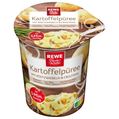 REWE Beste Wahl Kartoffelpürree mit Röstzwiebeln und Croûtons