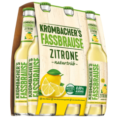 Krombacher Fassbrause Zitrone 0,0%