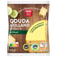 REWE Beste Wahl Gouda Holland mittelalt am Stück