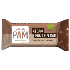 Naturally Pam Bio clean protein Bar coffee hazelnut vegan