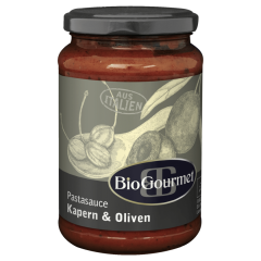 BioGourmet Bio Pastasauce Kapern und Oliven