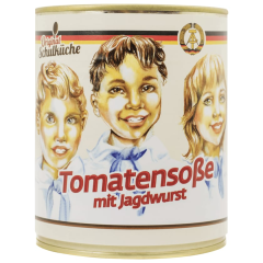 Original Schulküche Tomatensoße mit Jagdwurst