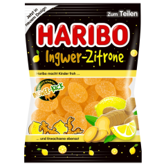 Haribo Fruchtgummi Ingwer-Zitrone