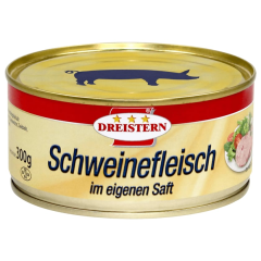 Dreistern Schweinefleisch im eigenen Saft