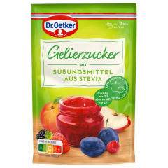 Dr. Oetker Gelierzucker mit Süßungsmittel aus Stevia